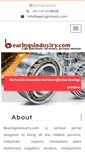 Mobile Screenshot of bearingsindustry.com