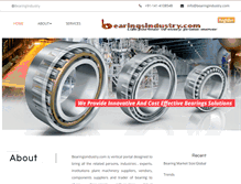 Tablet Screenshot of bearingsindustry.com